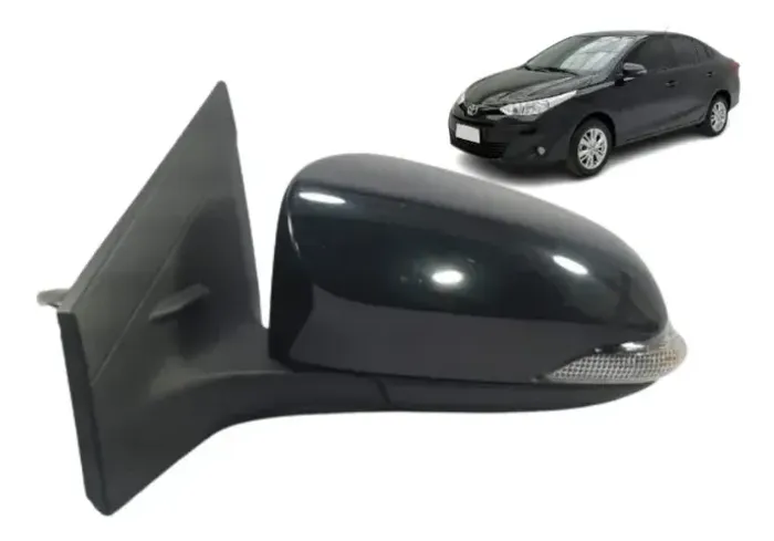Retrovisor Toyota Yaris 2017/2021 Elétrico Lado Esquerdo (Usado)