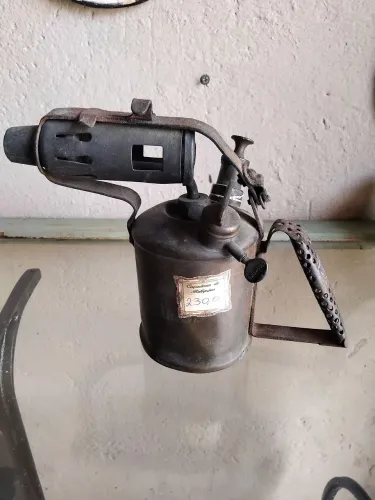 Maçarico antigo de solda