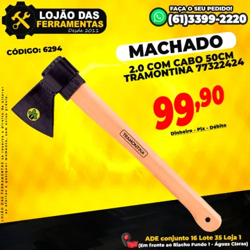 Machado 2.0 Com Cabo 50cm Tramontina
