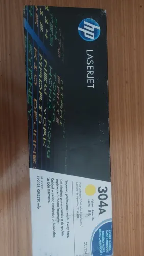 Toner hp 304A cc532A novo original