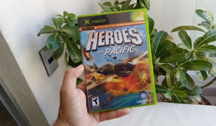 Jogo Heroes Of The Pacific Xbox Clássico Impecável Cib