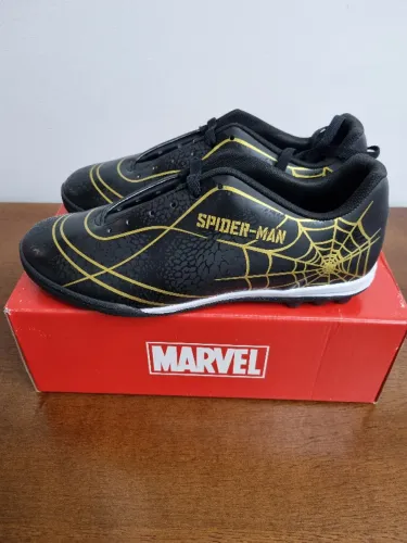 Chuteira Society Disney Marvel Homem-Aranha Unissex - Número 37 - Nova