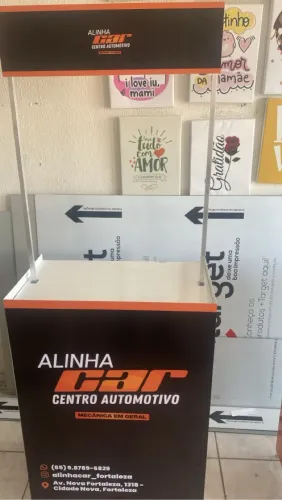 Stande de venda com rodas