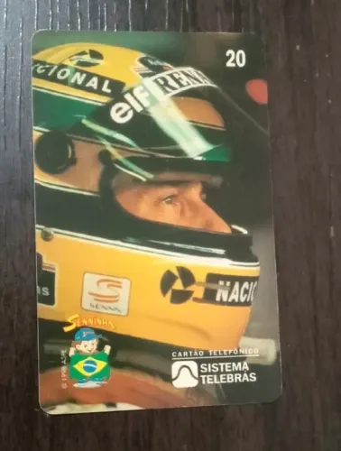  11 Cartões telefônicos - Série Ayrton Senna