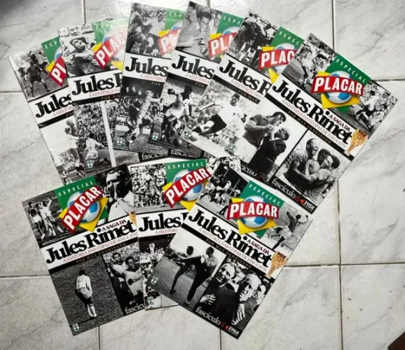 Coleção Revistas Placar Especial A Saga da Jules Rimet em 9 edições