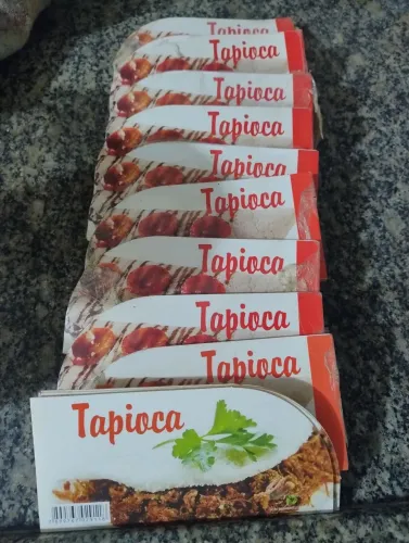 Tapioca embalagem - Pacote com 10 unidades!