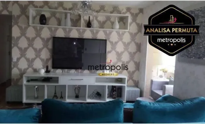 Apartamento com 3 dormitórios à venda, 115 m² por R$ 1.065.000,00 - Centro - Santo André/S