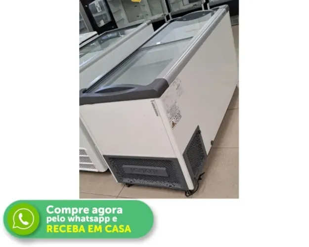 Freezer Horizontal Metalfrio Novo Tampa de Vidro