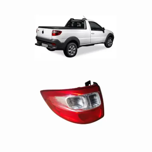 Lanterna Traseira LE Fiat Strada 2014/2018 Original 