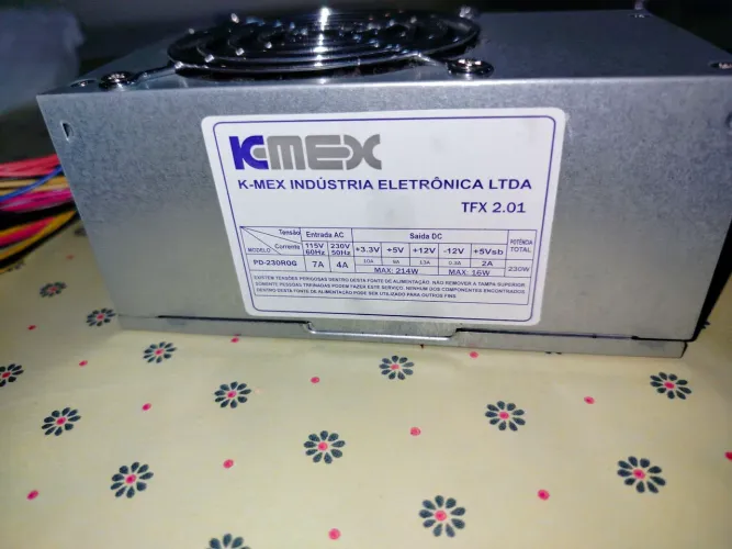 Fonte computador kmex 230 w