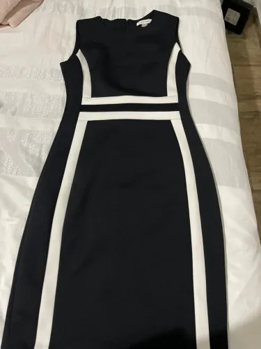 Vestido Preto e Branco original Calvin Klein