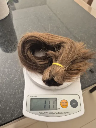 Cabelo humano loiro natural 