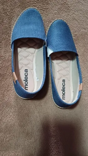 Chinelos Moleca Jeans Azul