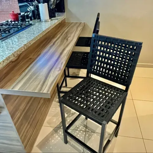 BANQUETA LUXUOSA DE CORDA NÁUTICA (UNDIDADE)