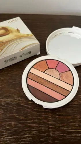 sombra kiko milano palette 01 golden sunrise