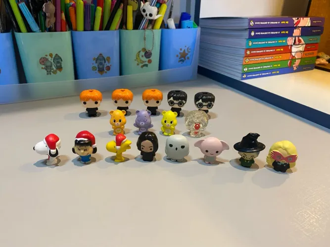 Harry Potter, Snoopy e Ursinhos Carinhosos - LEIA A DESCRIÇÃO