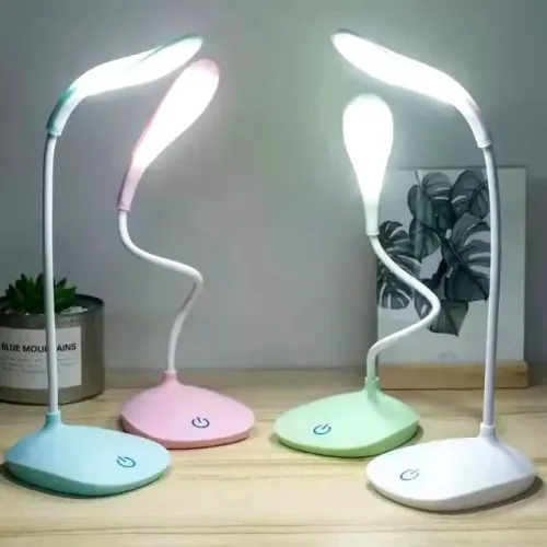 Luminária de Mesa Flexível Sem Fio Led Leve Dobrável Portátil Leitura