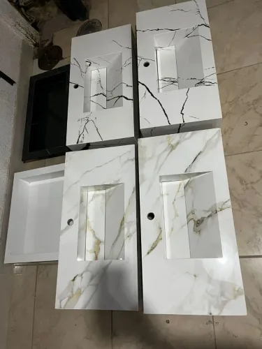 Cubas de Banheiro em Porcelanato