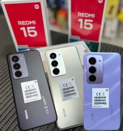 Celular Redmi 15 256GB 08GB RAM R$1249,00 Entregamos Gratis Preto Dourado Roxo
