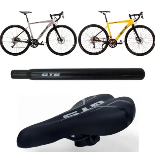 Banco para Bicicleta com carrinho e canote Banco Bicicleta GTS