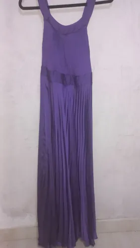 Vestido roxo longo 