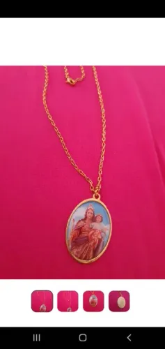 Corrente menino Jesus e Nossa Senhora