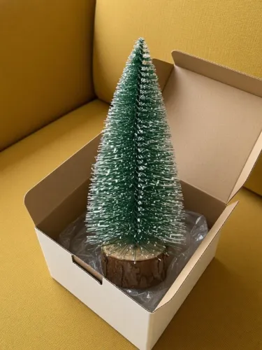 Mini Árvore de Natal de Mesa 20 cm Verde Nova