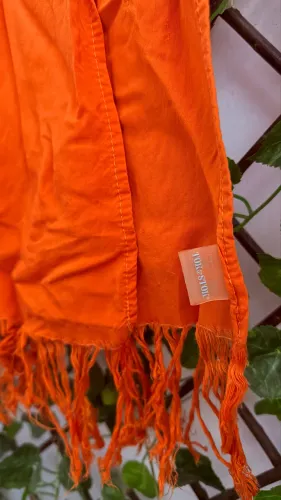 Canga Laranja com Franjas