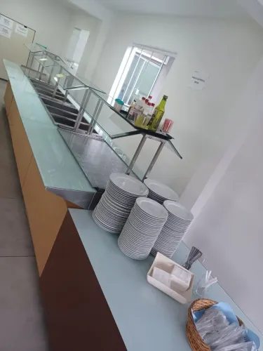 Buffet e cozinha industrial completa