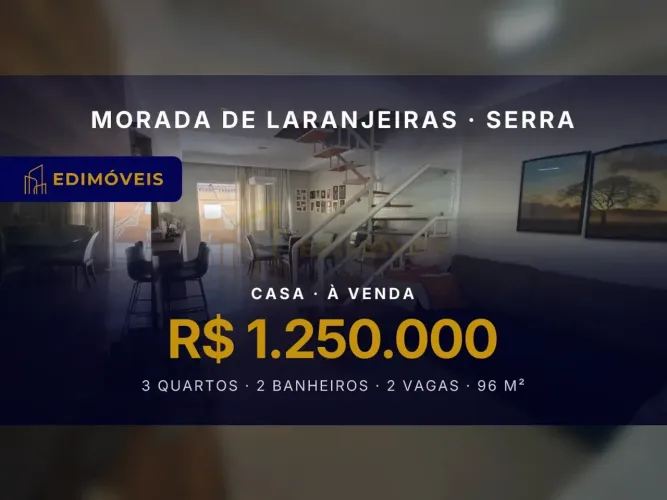 Exclusiva casa em condomínio na Morada de Laranjeiras, agende sua visita!