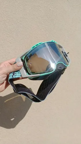ÓCULOS PARA CAPACETE COM PINO TEAROFF TOP DE LINHA LENTE FUME