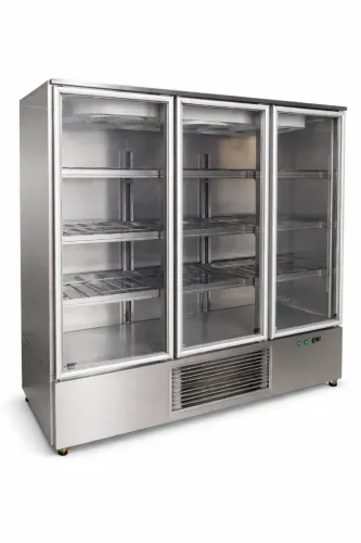 Refrigerador vertical inox industrial alta capacidade SS