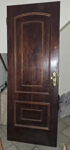Porta de madeira para entrada 80cm de largura