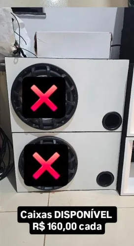 CAIXAS PROJETADAS PARA BRAVOX 12