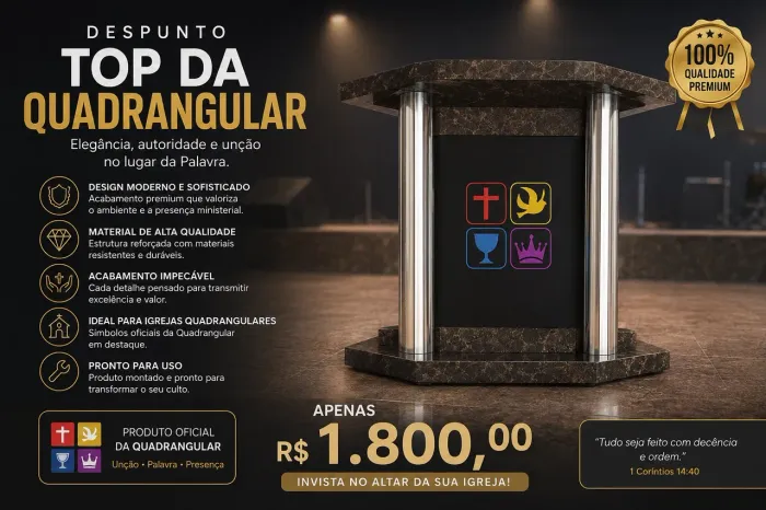 Vendo Púlpito Novo 