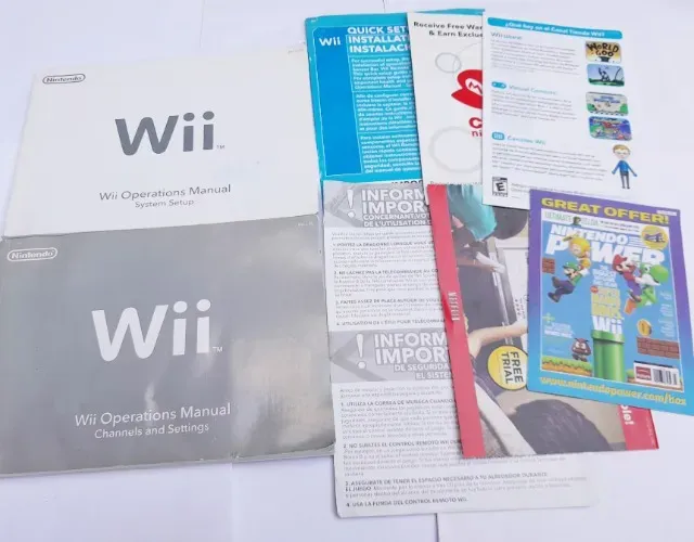 Encarte Manual Original - Nintendo Wii