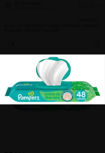 Lenço umedecido Pampers