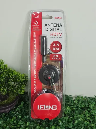 Antena de Digital HDTV cabo de 5 Metros.