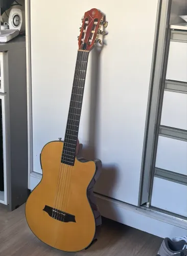 Violão Flat Fox Nylon Vintage (Relíquia Anos 90/2000 - Pré c/ Afinador)