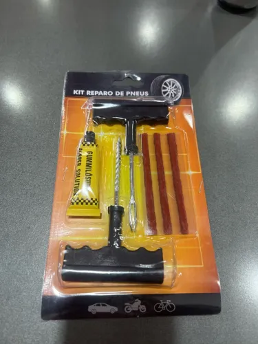 Kit reparo pneu (6 peças) - Macarrão de pneu