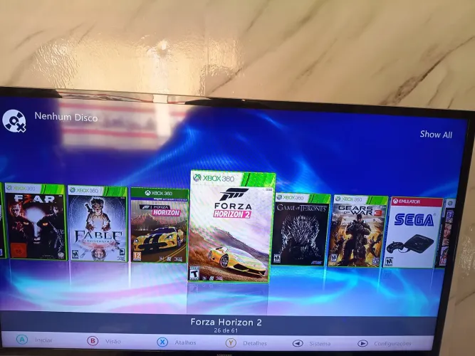 HD com jogos para Xbox 360