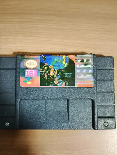 Cartucho Donkey Kong Country 2 paralelo salvando