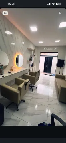 bancada pra salão de beleza