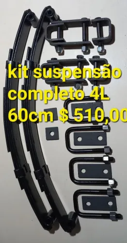 Kit carretinha,molas, jumelos, cgapa, grampos e parafusos s