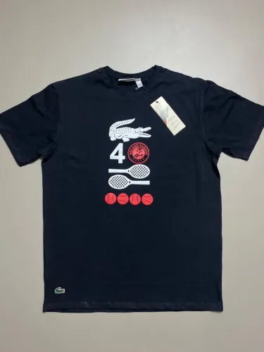 Camiseta Lac Sport x Roland Garros Preta