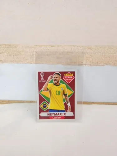 Figurinha Legend Neymar Bordo Copa do Mundo 2022