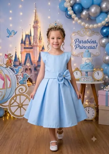 Vestido de festa infantil