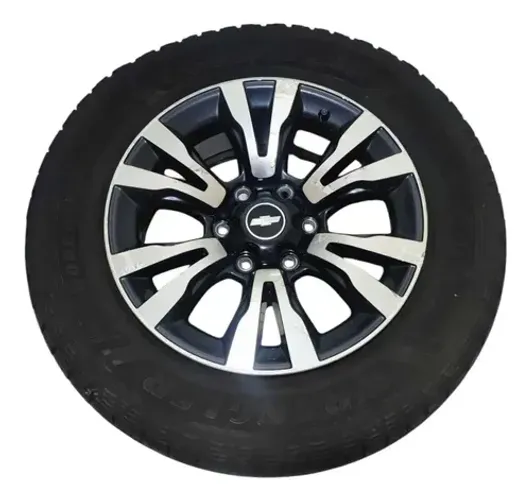 Roda Aro 18 C/ Pneu Gm S10 Ltz 2018 A 2022 C/detalhe Preto