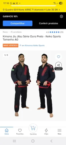 Kimono Jiu Jitso keiko série Ouro Trançado Pesado Premium 
