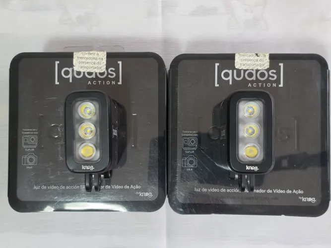 Iluminação Led knog qudos  para action cam